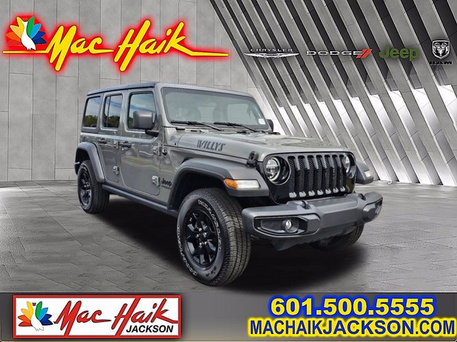 2020 Jeep Wrangler Unlimited Willys in Houston, TX - Mac Haik Auto Group