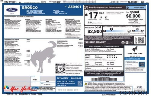 2026 Ford Bronco Badlands®