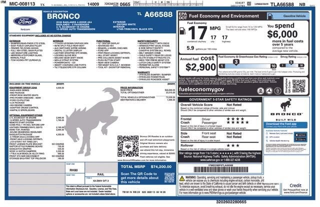 2026 Ford Bronco Badlands®