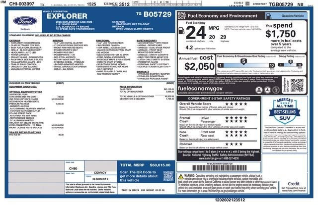 2026 Ford Explorer 4DR RWD ST-LINE