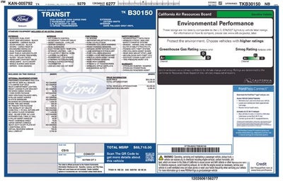 2026 Ford Transit Commercial Cargo Van