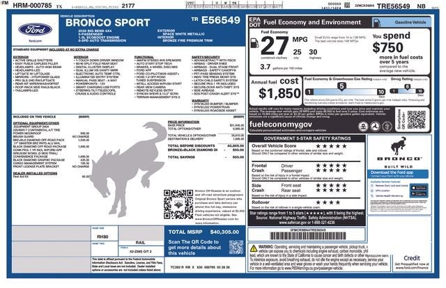 2026 Ford Bronco Sport Big Bend®