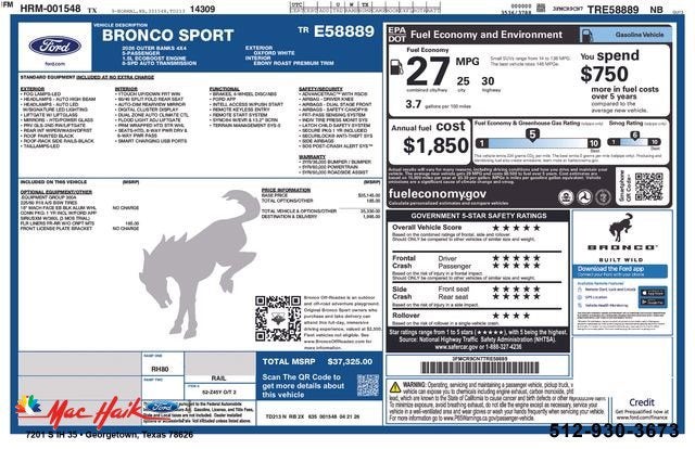 2026 Ford Bronco Sport Outer Banks®