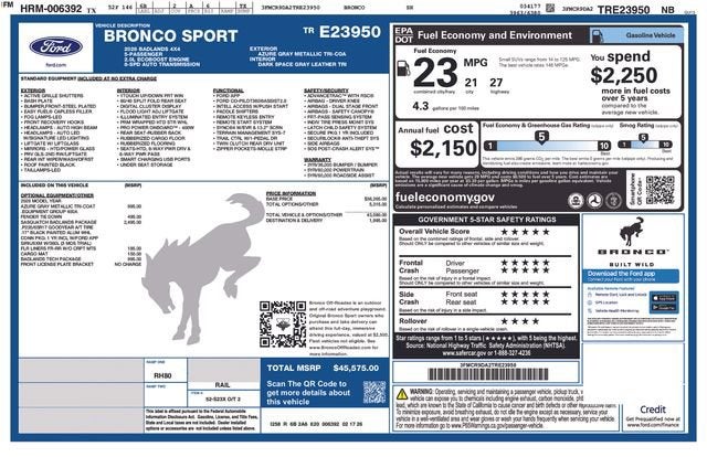 2026 Ford Bronco Sport Badlands®