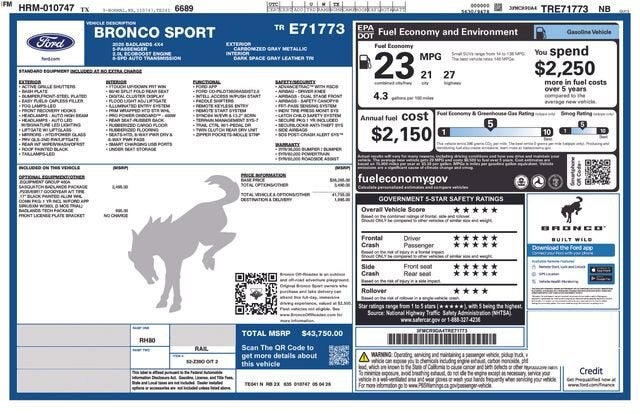2026 Ford Bronco Sport Badlands®