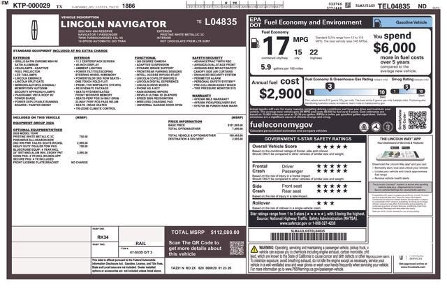 2026 Lincoln Navigator Reserve