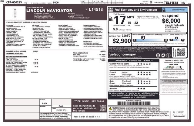 2026 Lincoln Navigator Reserve