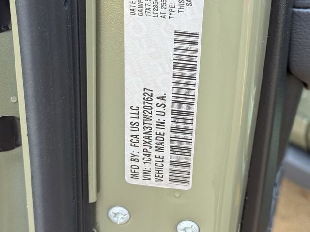 2026 Jeep Wrangler WRANGLER 2-DOOR WILLYS