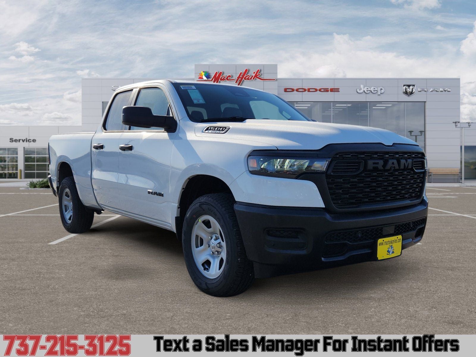 2026 RAM Ram 1500 RAM 1500 TRADESMAN QUAD CAB 4X4 6'4' BOX