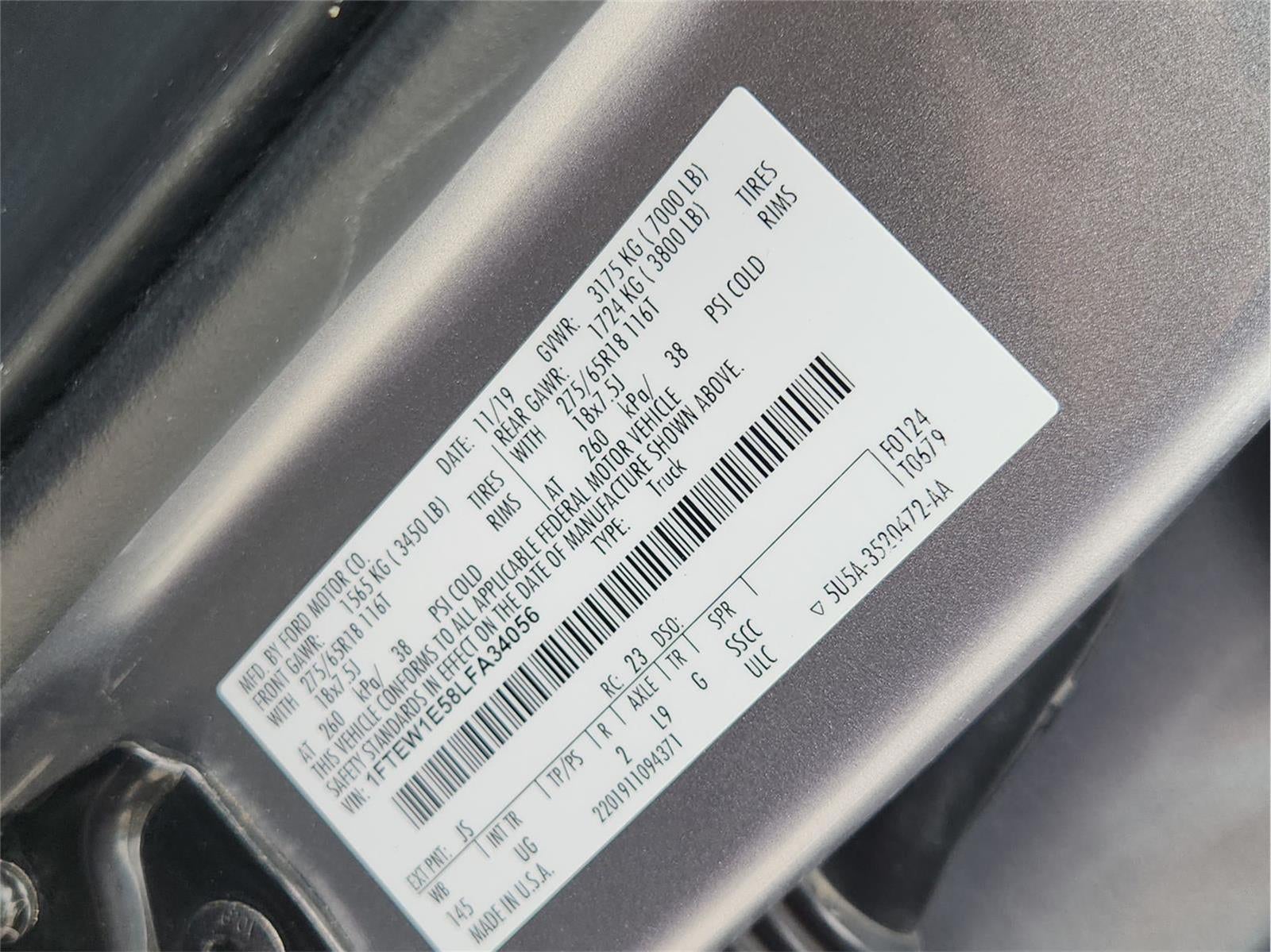 2020 Ford F-150 XLT