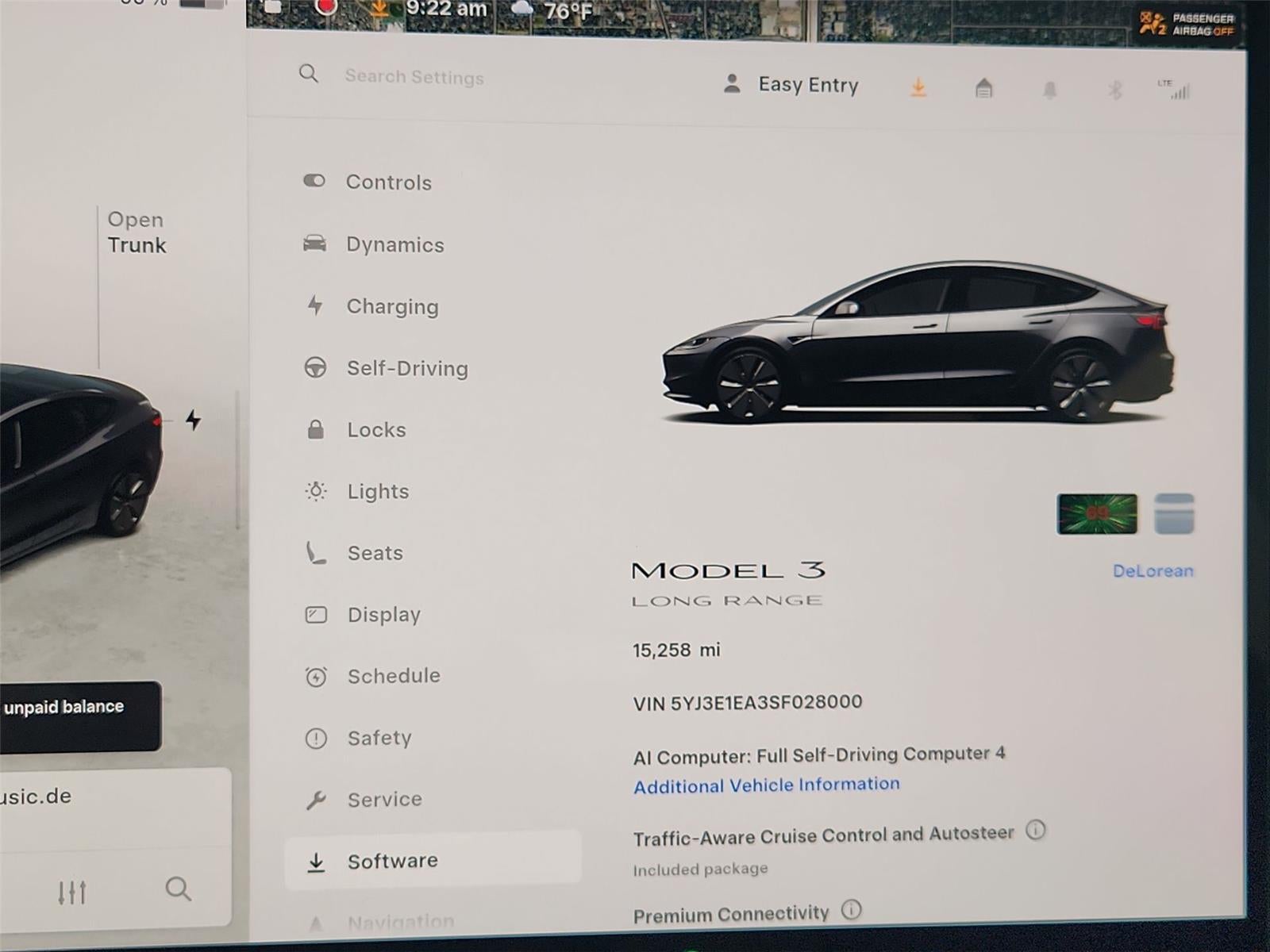 2025 Tesla Model 3 Long Range
