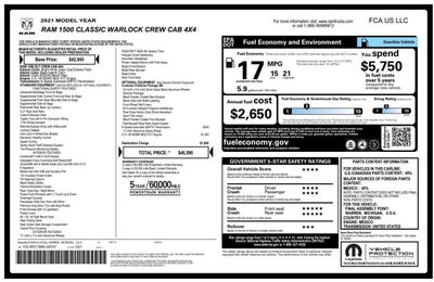 2021 RAM 1500 Classic Warlock