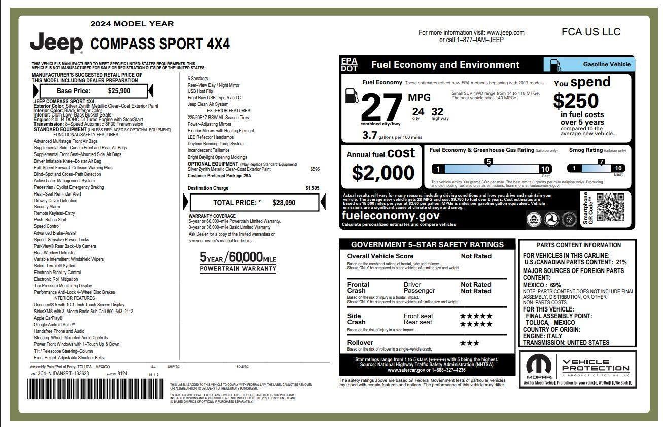2024 Jeep Compass Sport