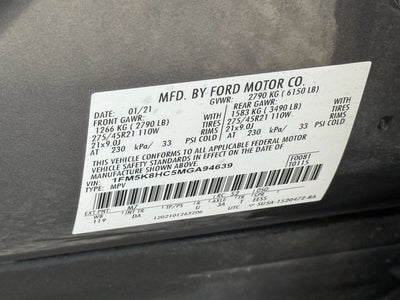 2021 Ford Explorer Platinum