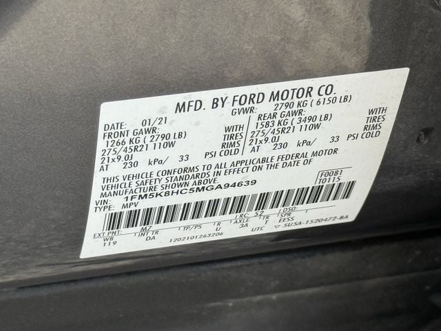 2021 Ford Explorer Platinum