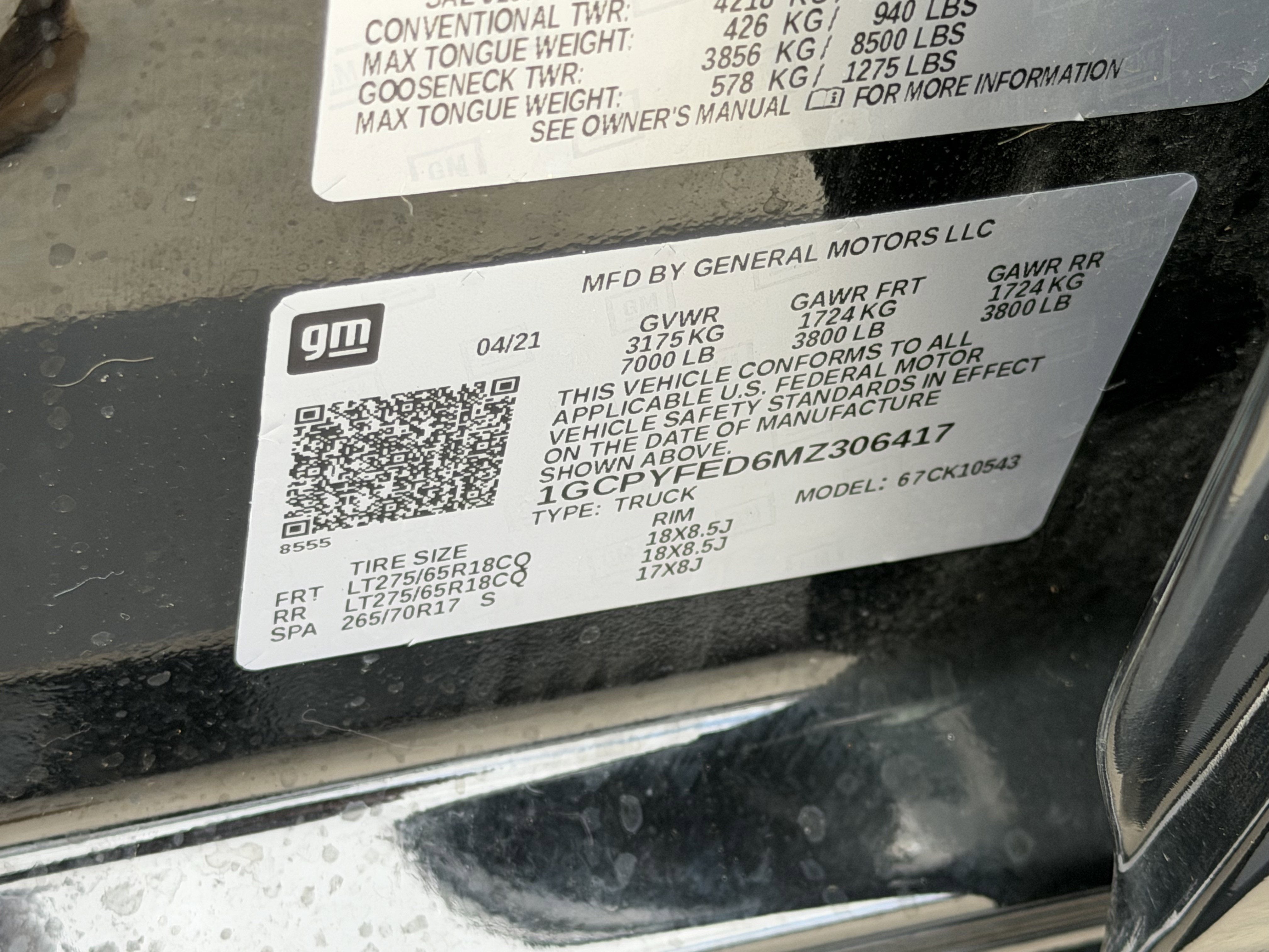 2021 Chevrolet Silverado 1500 4WD Crew Cab Short Bed LT Trail Boss