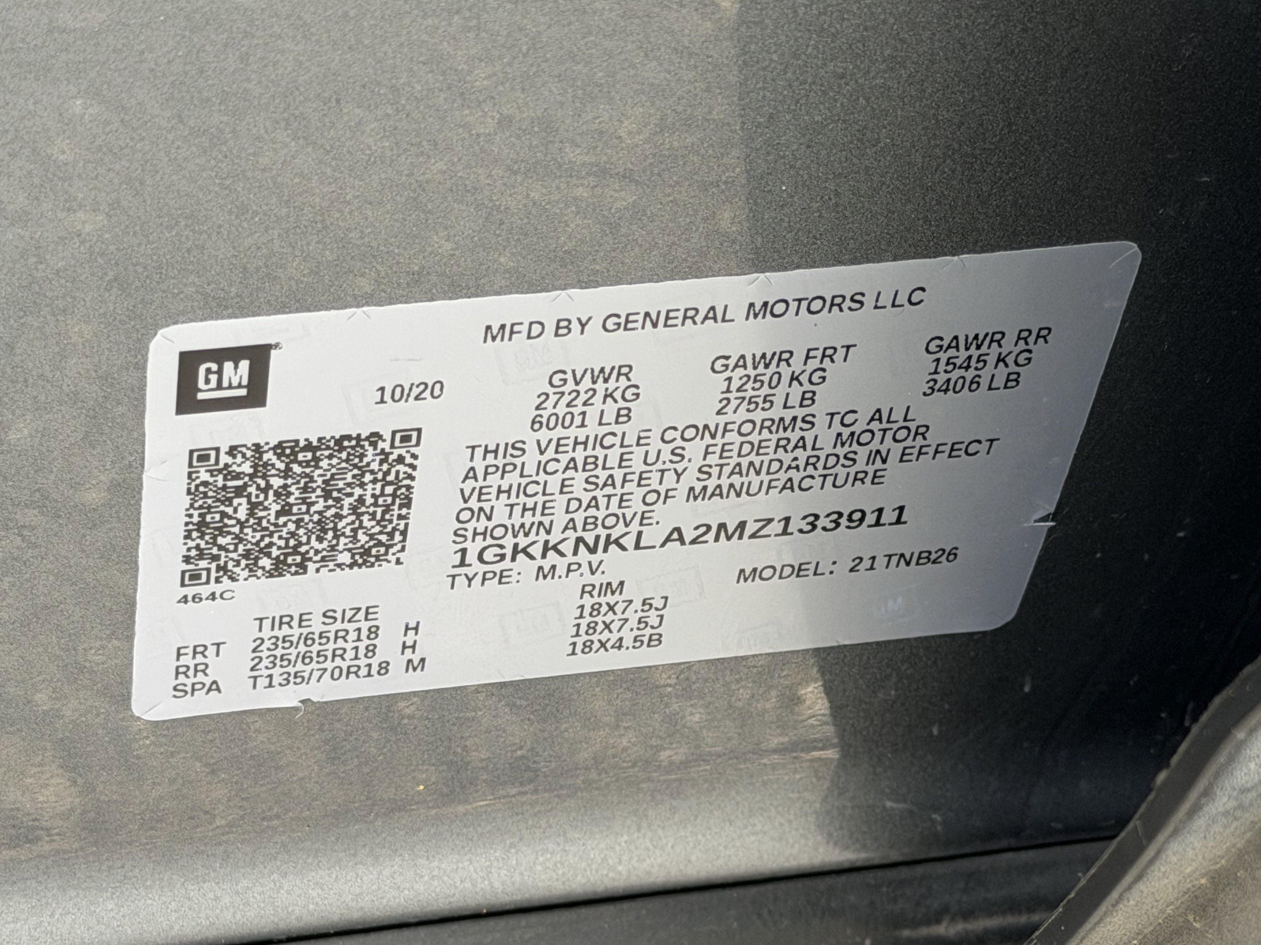 2021 GMC Acadia FWD SLE