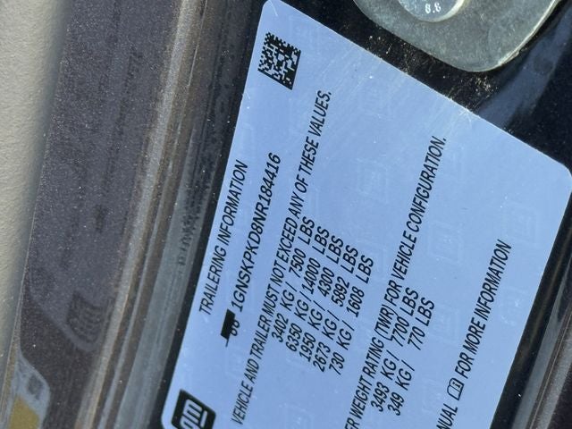 2022 Chevrolet Tahoe 4WD Z71