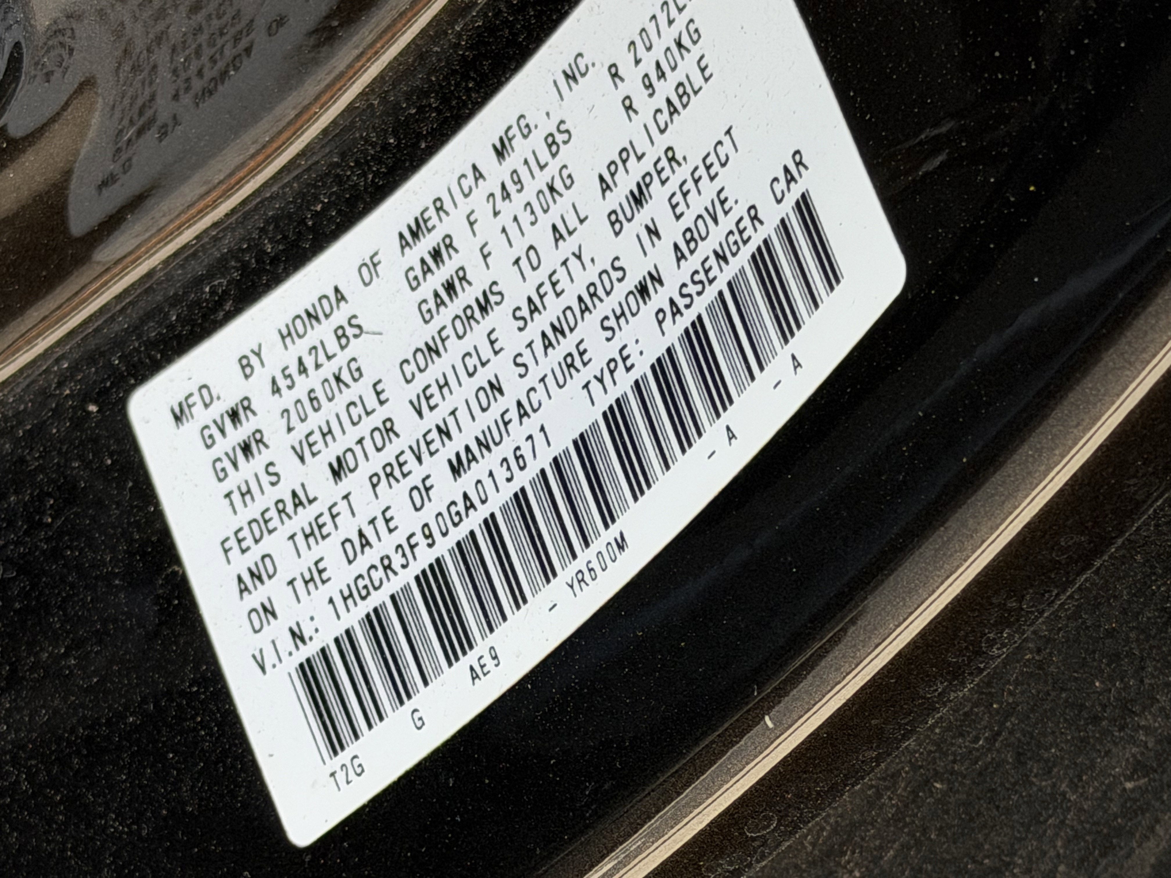 2016 Honda Accord Touring