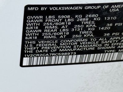 2024 Volkswagen Atlas 2.0T Peak Edition SE w/Technology