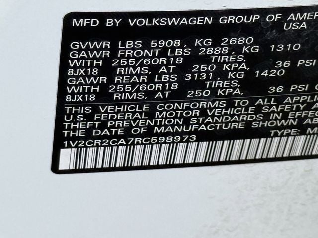 2024 Volkswagen Atlas 2.0T Peak Edition SE w/Technology