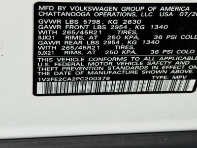 2023 Volkswagen Atlas Cross Sport 3.6L V6 SEL Premium R-Line