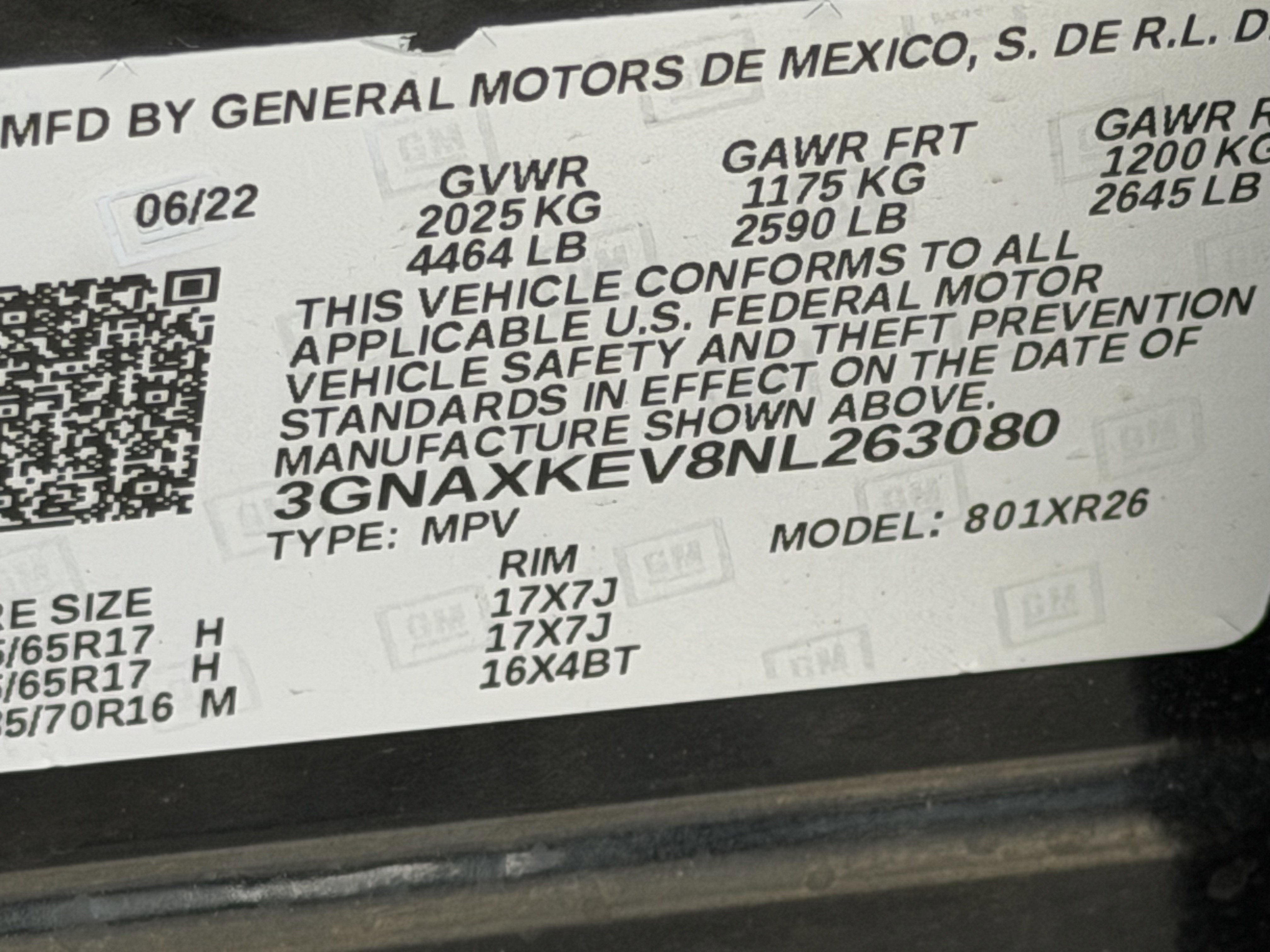 2022 Chevrolet Equinox FWD LT