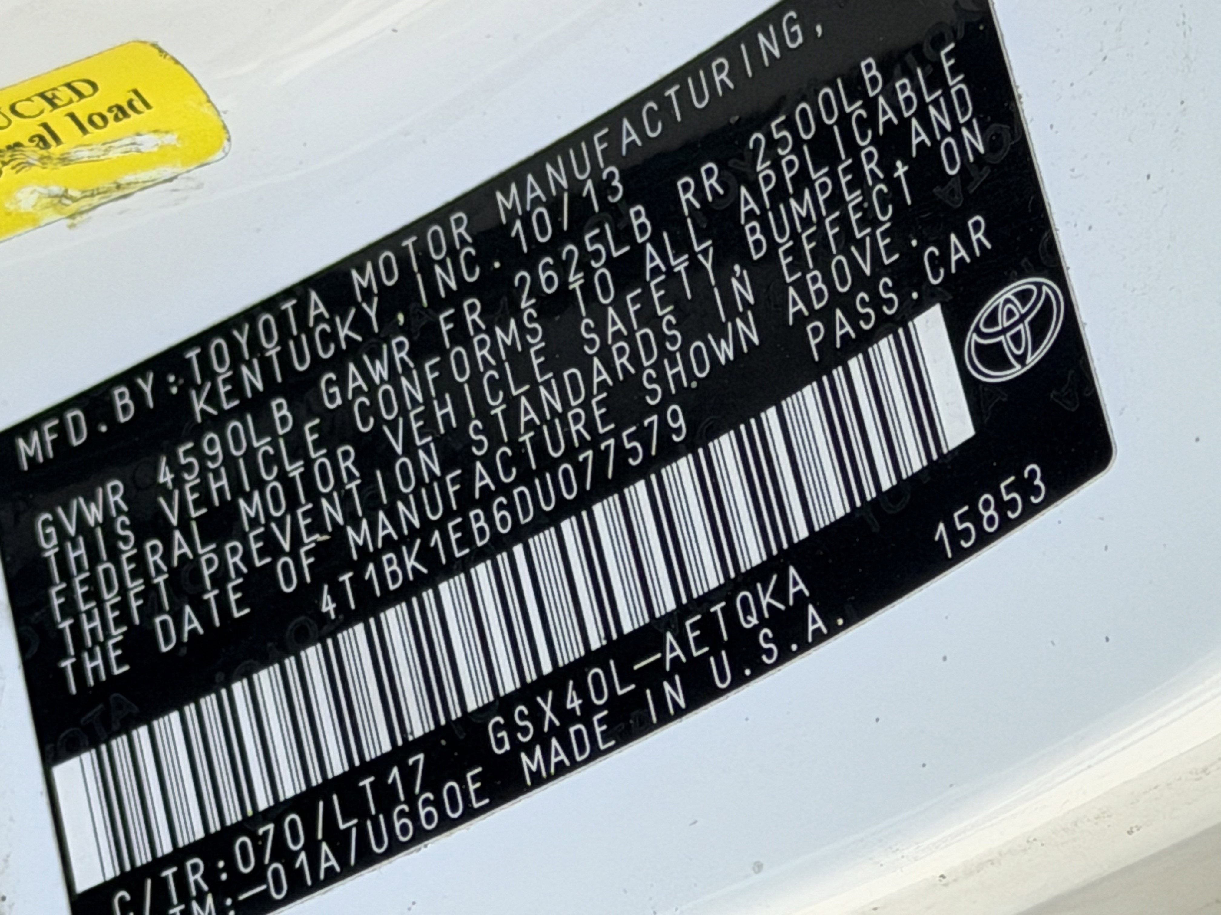 2013 Toyota Avalon XLE