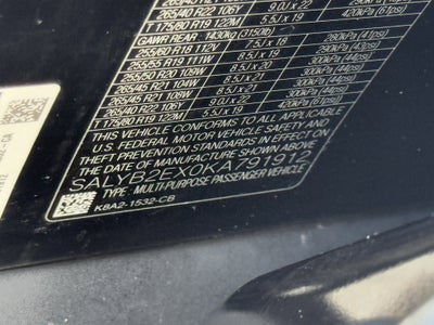 2019 Land Rover Range Rover Velar P250 S