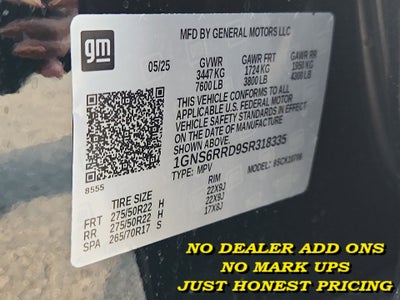 2025 Chevrolet Tahoe RST