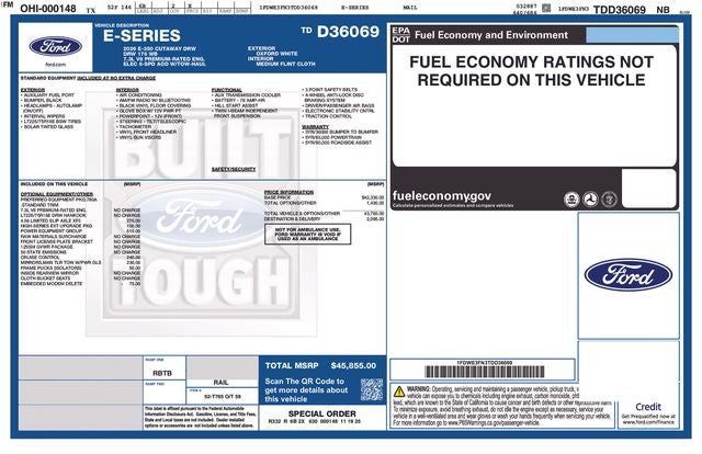 2026 Ford E-350SD Base Cutaway