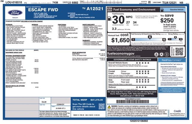 2026 Ford Escape ST-Line