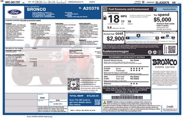 2025 Ford Bronco STROPPE EDITION