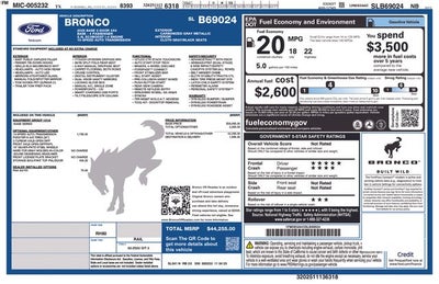 2025 Ford Bronco Base COURTESY VEHICLE