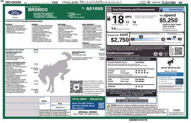 2026 Ford Bronco Big Bend