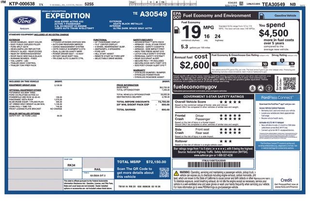 2026 Ford Expedition Active In Service-FCTP