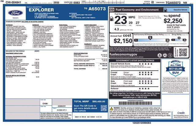 2026 Ford Explorer Platinum IN-SERVICE FCTP