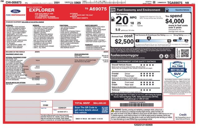 2026 Ford Explorer ST Courtesy Vehicle