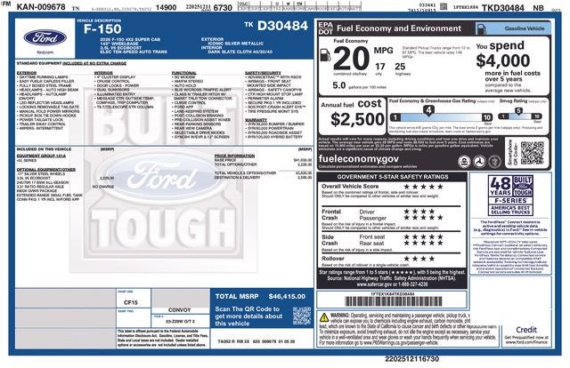 2026 Ford F-150 XL IN-SERVICE FCTP