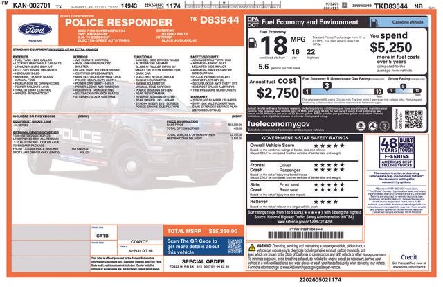 2026 Ford F-150 Police Responder XL