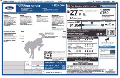 2026 Ford Bronco Sport Outer Banks IN-SERVICE FCTP