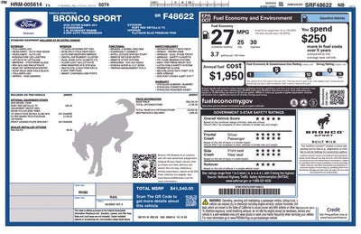 2025 Ford Bronco Sport Outer Banks Courtesy Vehicle