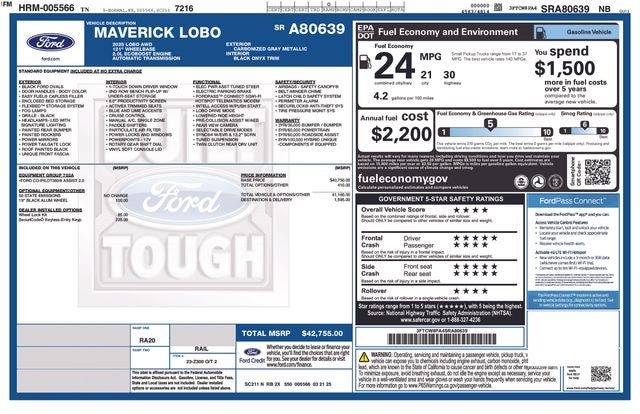2025 Ford Maverick Lobo High