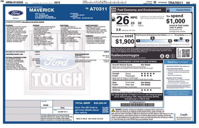 2026 Ford Maverick XL
