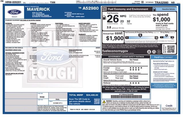 2026 Ford Maverick XLT