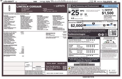 2026 Lincoln Corsair Reserve