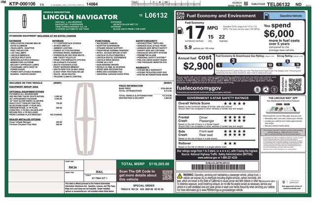 2026 Lincoln Navigator L Reserve