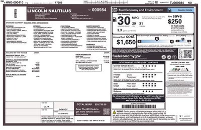 2026 Lincoln Nautilus Premiere