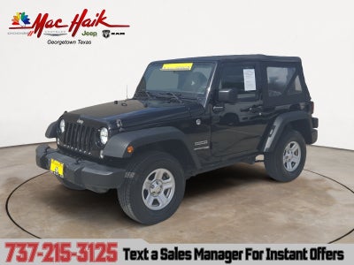 2018 Jeep Wrangler JK Sport