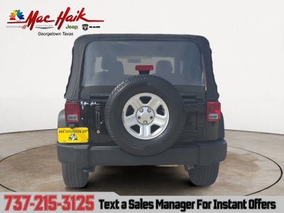 2018 Jeep Wrangler JK Sport